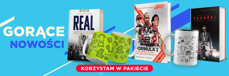 Baner promocyjny reklamujący książki sportowe w księgarni Labotiga.pl
