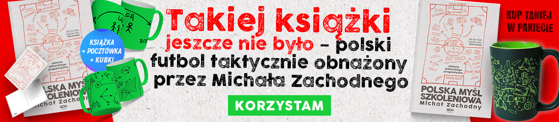 Baner główny reklamujący książki i gadżety księgarni sportowej www.labotiga.pl