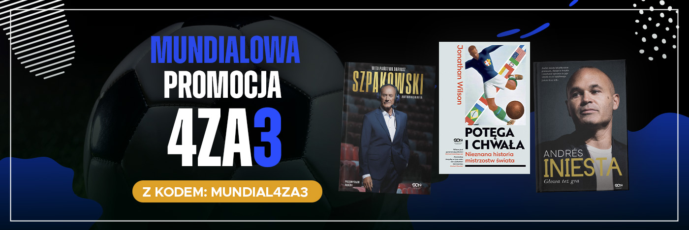 Grafika promująca promocję mundialową w księgarni internetowej sportowej labotiga.pl